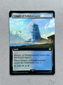 Temple Of Enlightenment 525 FOIL Rare Extended Art Doctor Who 0525 WHO MTG Magic - Image 1