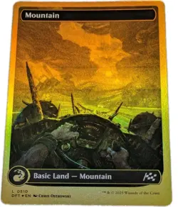 Mountain 510 Aetherdrift First-Place Foil Mtg Finishline Exclusive Magic - Image 1