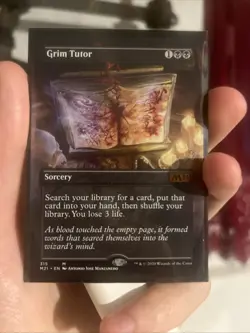 Grim Tutor (Alternate Art) Core Set 2021 Regular - Image 1