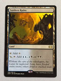 Sunken Ruins - Double Masters - LP MTG Magic - Image 1