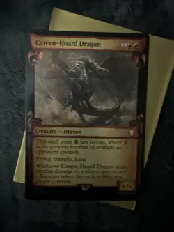 Cavern-Hoard Dragon (Showcase Scrolls) Commander:LOR: Tales of Middle-Earth Foil - Image 4