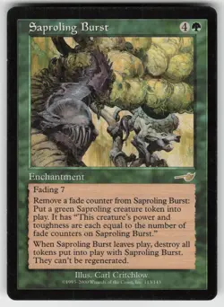 MTG Saproling Burst R Nemesis 113 LP - Image 1