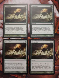 Moonmist Innistrad X4 (Playset) MTG Magic the Gathering 1st Edition - Image 1