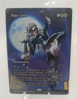 MTG MARVEL'S SPIDER-MAN NINE LIVES BORDERLESS M NON FOIL NM - Image 1