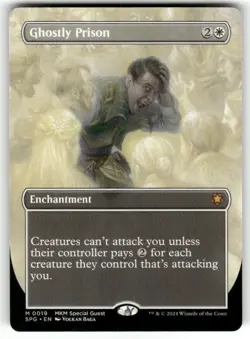 Ghostly Prison Borderless NM Magic the Gathering Special Guest Karlov Manor MTG - Image 1