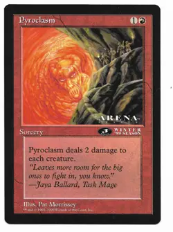 PYROCLASM Oversized 6x9 Promo Winter Season ARENA Magic CardOut-of-Pack Quality - Image 1