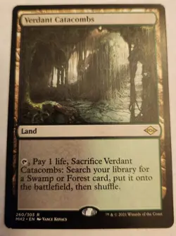 Verdant Catacombs MH2 #260 Rare Land Regular NM+ - Image 1
