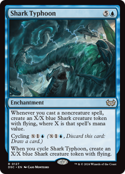 Shark Typhoon [Duskmourn: House of Horror Commander] Magic MTG - Image 1