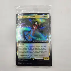 Aerith, Last Ancient (Extended Art) 163 FOIL Rare - MTG: FINAL FANTASY *Sealed - Image 1