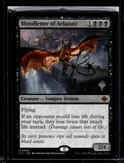 2023 The Lost Caverns of Ixalan Bloodletter of Aclazotz #92 NM - Image 1