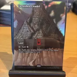 Tarnished Citadel Full Art FOIL Borderless 59 Avatar Eternal Omashu Occupied - Image 1