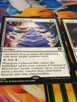 C5243 MAGIC MTG COMMANDER MASTERS GATEWATCH BEACON ONAKKE OATHKEEPER NM RARE - Image 3