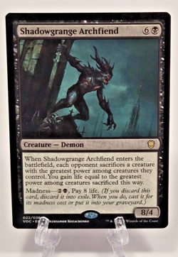 Shadowgrange Archfiend Commander: Innistrad: Crimson Vow #022 - Image 1