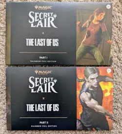 MTG PlayStation Secret Lair x The Last Of Us Part 1 & Part 2 Rainbow FOIL Sealed - Image 1