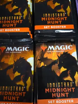 Magic The Gathering Midnight Hunt Set Booster Packs Lot Of 28 - Image 1