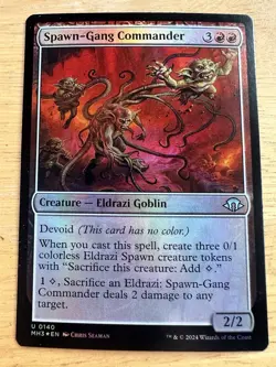 Spawn-Gang Commander - 140 - Foil - MH3 - NM - MTG Magic the Gathering - Image 1