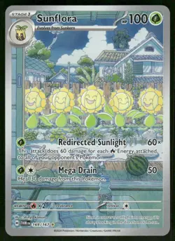 Sunflora 169/167 Illustration Rare Holo NM Pokemon SV06: Twilight Masquerade - Image 1