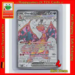 Glurak ex - Pokemon Karte TCG SVP056 -Black Star Promo BSP /M68 - Image 1