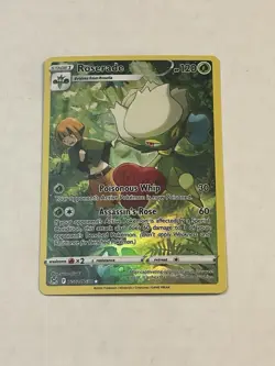 Pokemon TCG Roserade TG02/TG30 Lost Origin Trainer Gallery Full Art Holo NM - Image 3