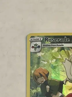Pokemon TCG Roserade TG02/TG30 Lost Origin Trainer Gallery Full Art Holo NM - Image 4
