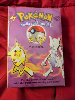 Wizards of the Coast Pokemon Basic Unlimited purple box sealed Theme Deck - Image 1