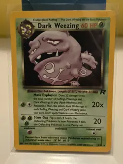 Dark Weezing - 14/82 - Pokemon TCG - Holo Unlimited Team Rocket - Image 1
