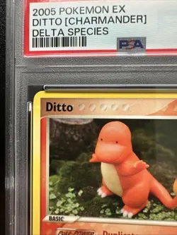 2005 Pokemon EX Ditto Charmander Delta Species 61/113 PSA 9 MINT - Image 2