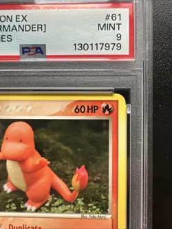 2005 Pokemon EX Ditto Charmander Delta Species 61/113 PSA 9 MINT - Image 3