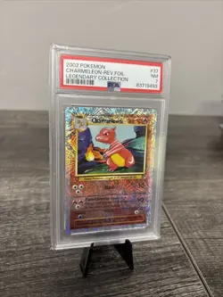 2002 Pokemon Charmeleon 37/110 Legendary Collection Reverse Foil Psa 7 - Image 3