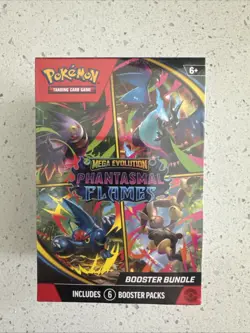 Pokemon TCG Phantasmal Flames Booster Bundle Factory Sealed New - Image 1