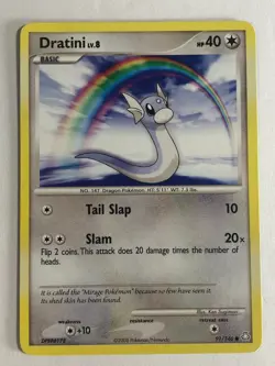Pokemon TCG Legends Awakened Dratini LV.8 91/146 Light Played - Image 1