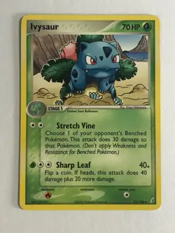 Pokemon TCG Crystal Guardians Ivysaur 35/100 Moderately Played - Image 1
