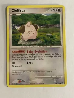 Pokemon TCG Diamond & Pearl Cleffa LV.5 Light Played - Image 1