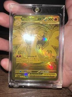 Mega Charizard x Ex 130/094 Pokemon TCG Phantasmal Flames Ultra Rare pack fresh - Image 1