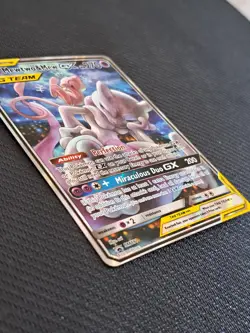 Mewtwo & Mew GX SM191 Tag Team Black Star Promo Pokemon TCG - Image 2