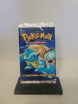 Pokemon Base Set Booster Pack Re-sealed Blastoise FOR DISPLAY - Image 5