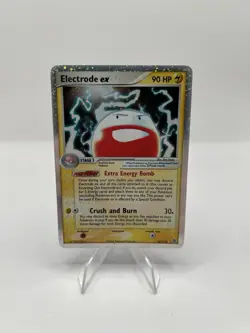 Pokemon TCG Electrode EX 107/112 Holo Firered & Leafgreen Rare - LP - Image 1