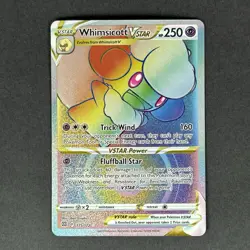 Pokemon Whimsicott Vstar Sword & Shield Brilliant Stars Secret Rare #175 - Image 1