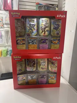 POKEMON TCG 151 MINI TIN 4PACK (LOT OF 2 BOX) NEW/SEALED - Image 1
