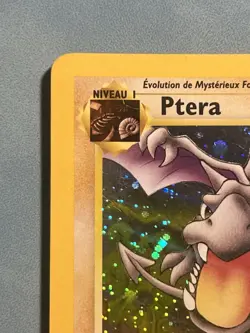 MP - Aerodactyl (Ptera) - French 1st Edition 1/62 Fossil Pokemon TCG - Holo Rare - Image 3