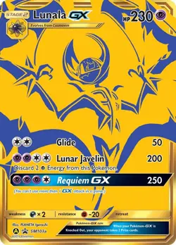 Lunala GX - a SM103A Sm Holo for sale online - Image 3