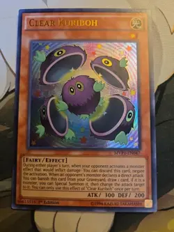Yugioh! Clear Kuriboh - 1st ed Ultra Rare - MVP1-EN047 - LP - Image 1