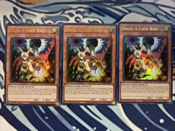 Yugioh Droll & Lock Bird Ultra Rare RA02-EN006 Near Mint x3 - Image 1
