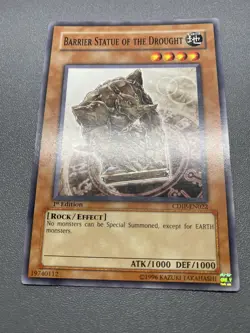 Yu-Gi-Oh! Barrier Statue Of The Drought Common 1st Edition CDIP-EN022 MP - Image 1