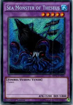Yugioh Sea Monster of Theseus MP17-EN231 1st Edition Secret Rare NM - Image 1