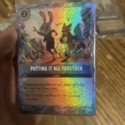 33 Zootopia 2 “Putting It All Together” Disney Lorcana Promo Trading Card SEALED - Image 2