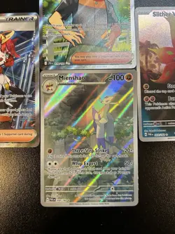 Mienshao Scarlet & Violet Paradox Rift Full Art Pokemon Card Lot Slither Wing - Image 3