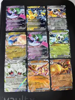 Pokemon Paradox Rift Ex Card Bundle X 9 - Ex - Pack Fresh - Mint - Image 1