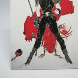 129 Cloud Strife Red 13 Final fantasy Ⅶ Yoshitaka Amano illust Card Dass masters - Image 4