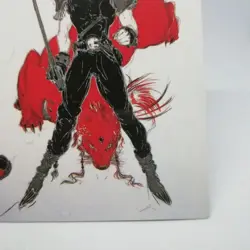 129 Cloud Strife Red 13 Final fantasy Ⅶ Yoshitaka Amano illust Card Dass masters - Image 5